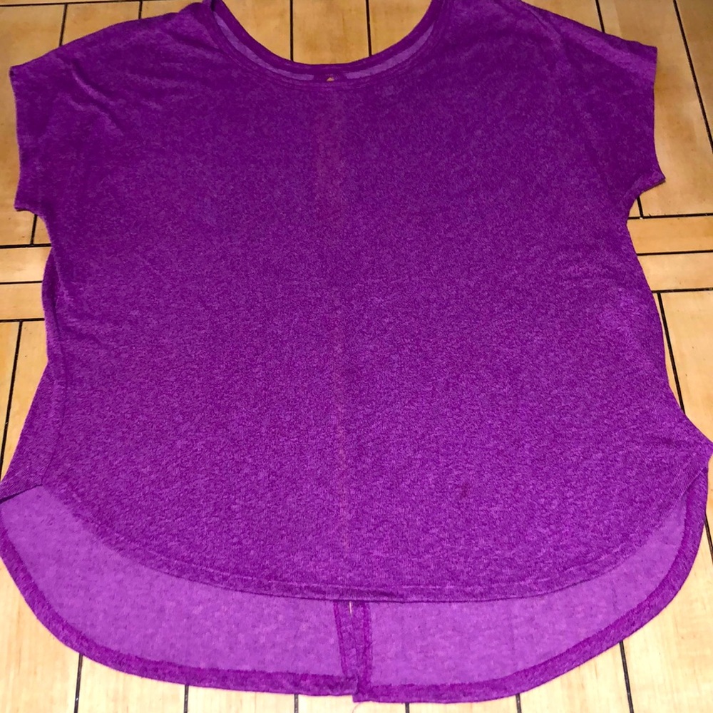 Lane Bryant Purple Open Back Blouse. Size 18/20 Plus Size